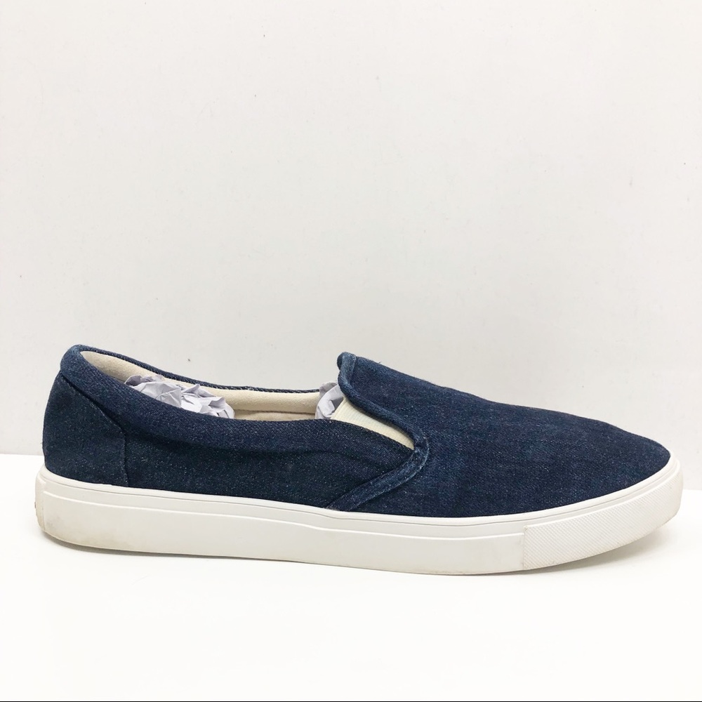 Brooks Brothers Denim Fabric Slip-On Sneakers